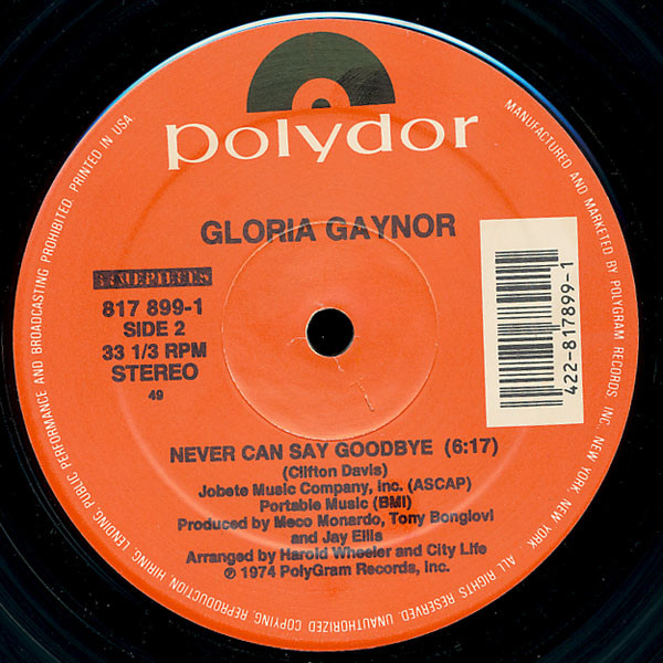 Gloria Gaynor - I Will Survive / Never Can Say Goodbye | Polydor (817 899-1) - 2