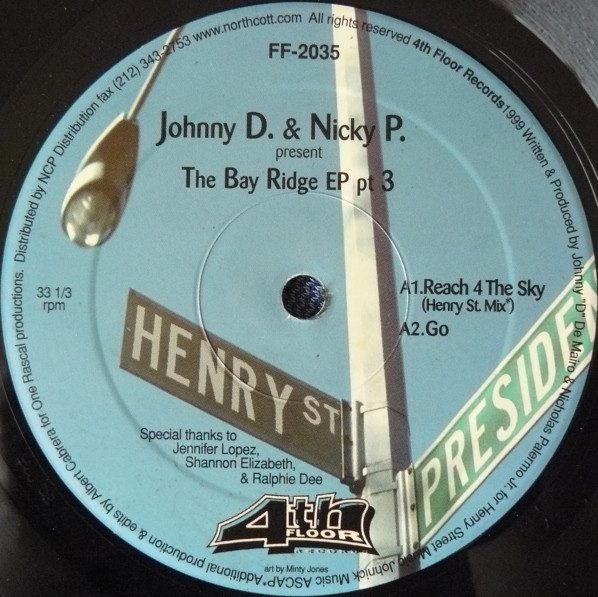 Johnny D. & Nicky P. - The Bay Ridge EP Pt 3 | 4th Floor Records (FF-2035) - main