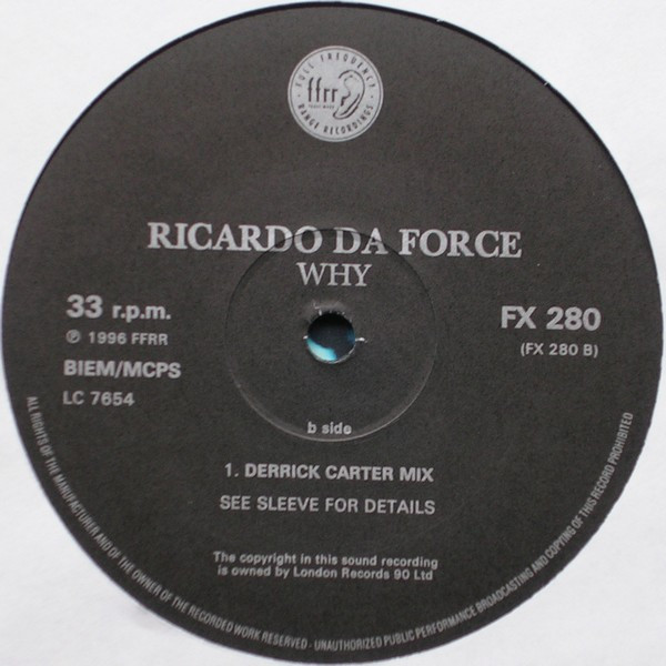 Ricardo Da Force - Why? | FFRR (FX 280) - 4