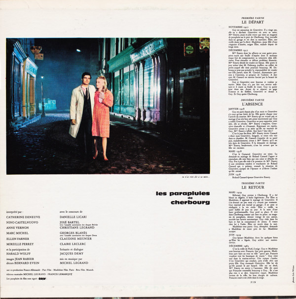 Michel Legrand - Les Parapluies De Cherbourg | Philips (B 2 L 0054) - 2 Michel Legrand - Les Parapluies De Cherbourg | Philips (B 2 L 0054) - 2