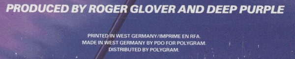 Deep Purple - The House Of Blue Light | Polydor (831 318-1) - 10 Deep Purple - The House Of Blue Light | Polydor (831 318-1) - 10