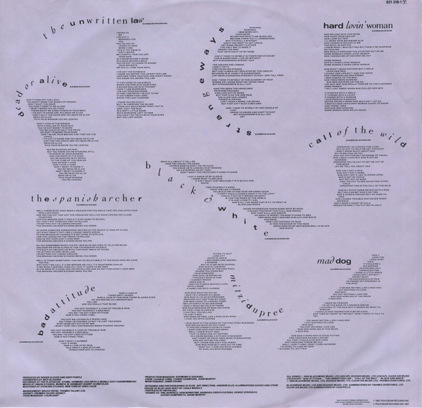 Deep Purple - The House Of Blue Light | Polydor (831 318-1) - 6 Deep Purple - The House Of Blue Light | Polydor (831 318-1) - 6