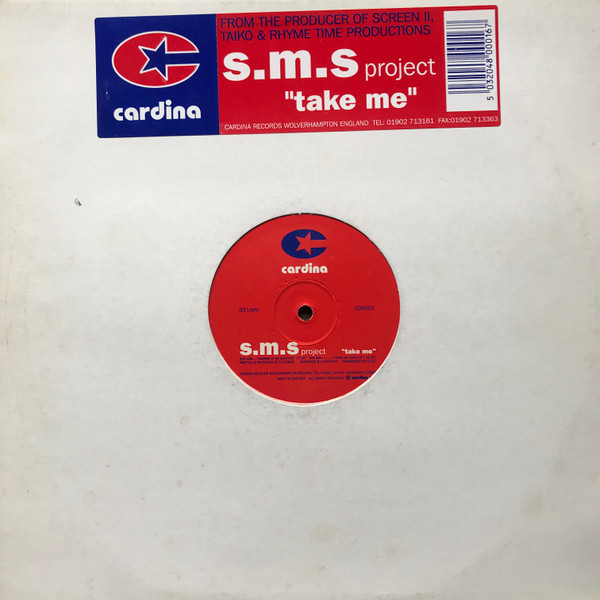 S.M.S Project - Take Me | Cardina Records (CDA001)