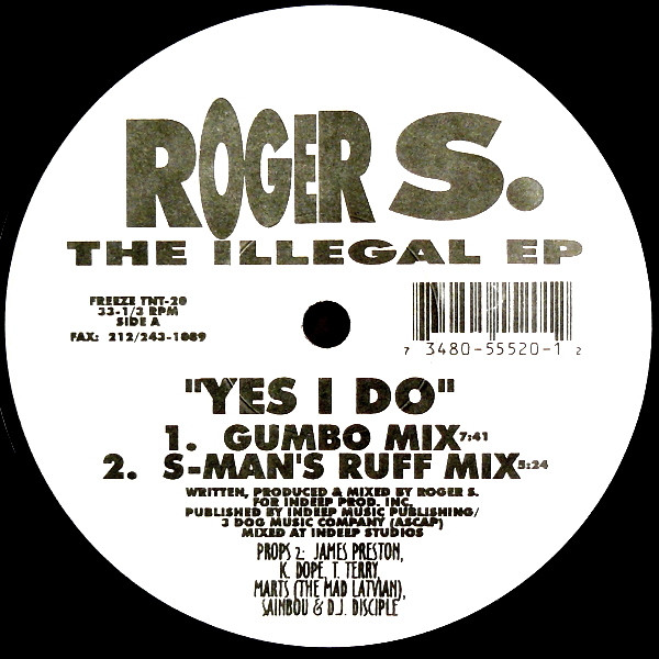 Roger S. - The Illegal EP | TNT Records (TNT-20)