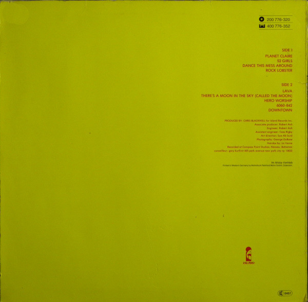 The B-52's - Play Loud | Island Records (200 776) - 2