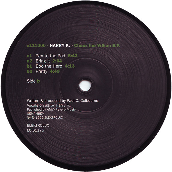 Harry K. - Cheer The Villain E.P. | Elektrolux (e111000) - 2 Harry K. - Cheer The Villain E.P. | Elektrolux (e111000) - 2