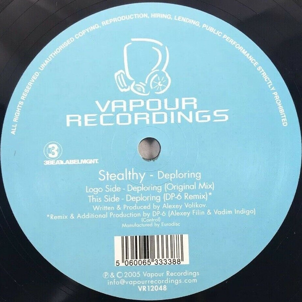 Alex Stealthy - Deploring | Vapour Recordings (VR12048) - main