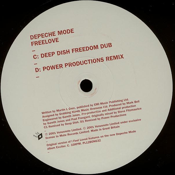 Depeche Mode - Freelove | Mute (PL12BONG32) - 4
