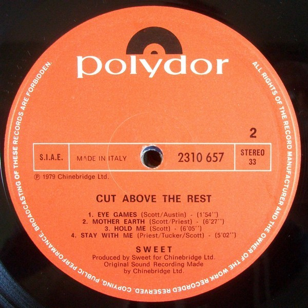 Sweet - Cut Above The Rest | Polydor (2310 657) - 4