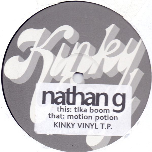 Nathan G - Ticka Boom / Motion Potion | Kinky Vinyl (KINK 24) - main