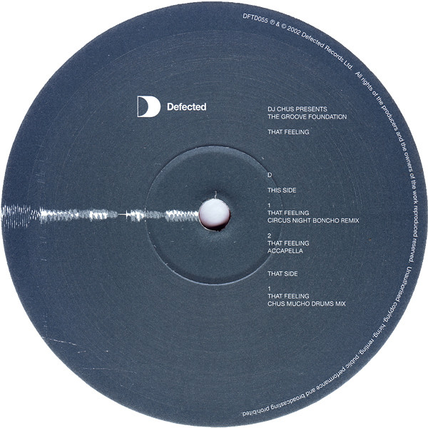 DJ Chus Presents Groove Foundation - That Feeling | Defected (DFTD055) - 4