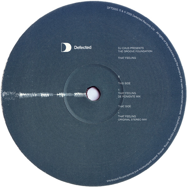 DJ Chus Presents Groove Foundation - That Feeling | Defected (DFTD055) - 2