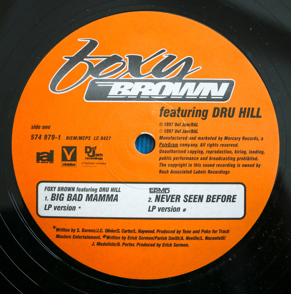 Foxy Brown Featuring Dru Hill / EPMD - Big Bad Mamma / Never Seen Before | Def Jam Recordings (574 979-1) - 3 Foxy Brown Featuring Dru Hill / EPMD - Big Bad Mamma / Never Seen Before | Def Jam Recordings (574 979-1) - 3