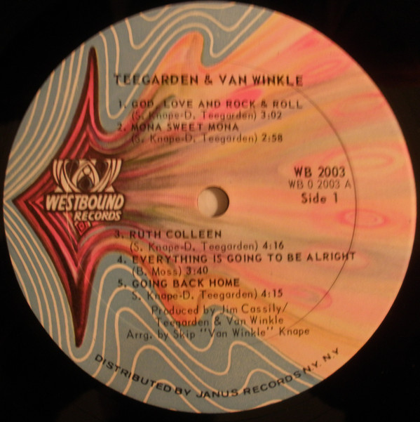 Teegarden & Van Winkle - Teegarden & Van Winkle | Westbound Records (WB 2003) - 4