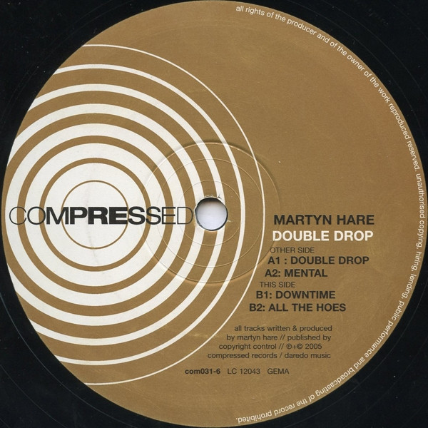 Martyn Hare - Double Drop | Compressed (com031-6) - 3