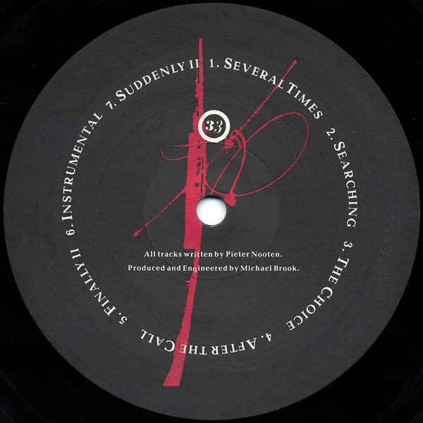 Pieter Nooten • Michael Brook - Sleeps With The Fishes | 4AD (CAD 710) - 4