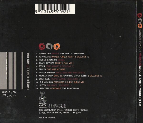 Various - Darque Fonque Part One | Middle Earth Recordings (MIDDLE 9 CD) - 2