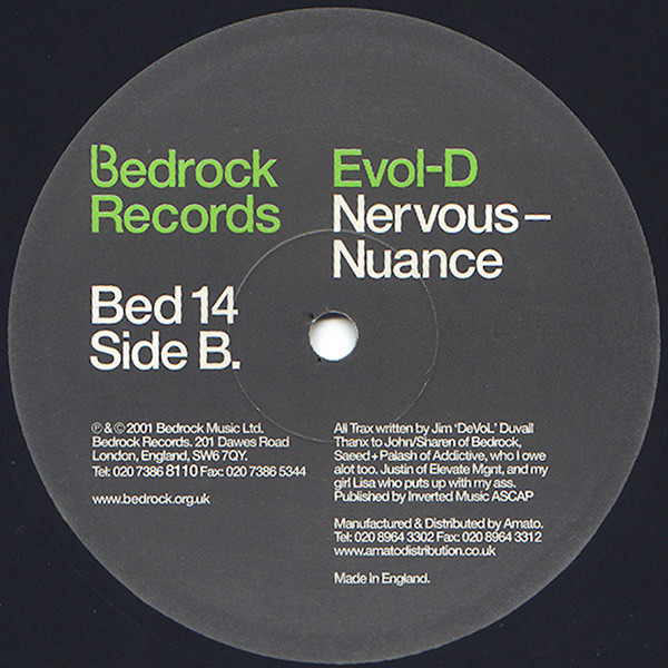 Evol-D - Insect | Bedrock Records (BED 14) - 2