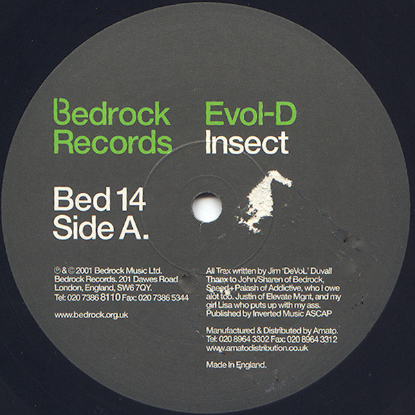 Evol-D - Insect | Bedrock Records (BED 14)