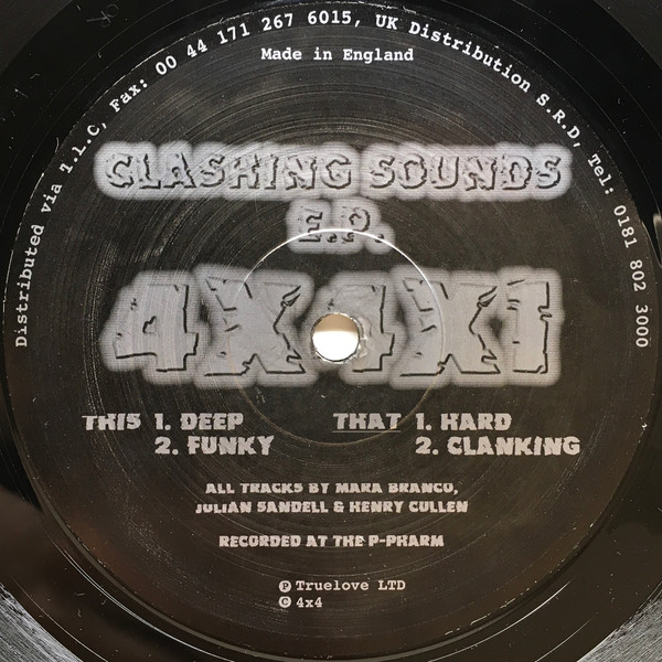 Mara Branco , Julian Sandell & Henry Cullen - Clashing Sounds E.P. | 4 x 4 Recordings (4x4x1) - main