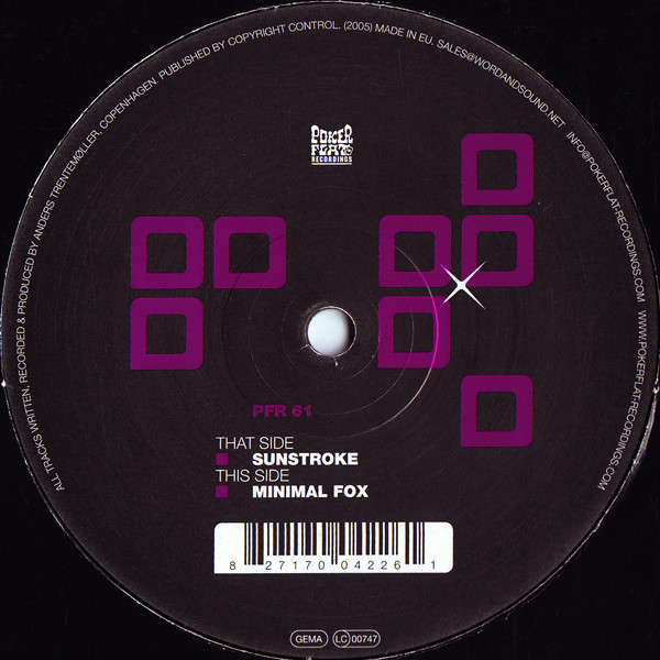 Trentemøller - Sunstroke | Poker Flat Recordings (PFR 61) - main