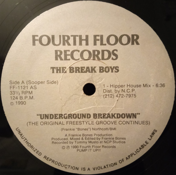 The Break Boys - Underground Breakdown / My House Is Your House | Fourth Floor Records (FF-1121) - 3 The Break Boys - Underground Breakdown / My House Is Your House | Fourth Floor Records (FF-1121) - 3