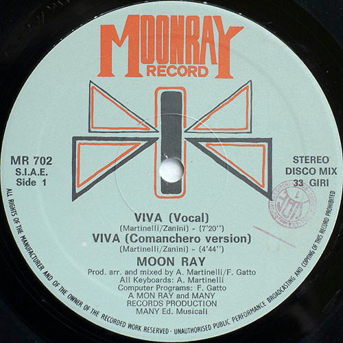 Moon Ray - Viva | Moonray Record (MR 702) - 3 Moon Ray - Viva | Moonray Record (MR 702) - 3