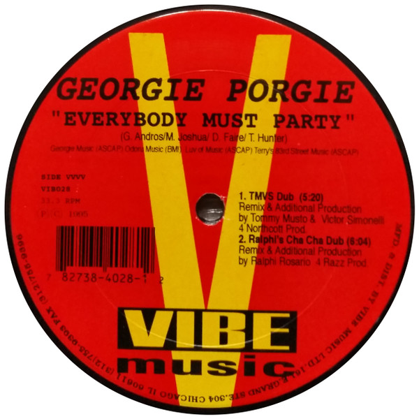 Georgie Porgie - Everybody Must Party | Vibe Music (VIB028) - 5 Georgie Porgie - Everybody Must Party | Vibe Music (VIB028) - 5