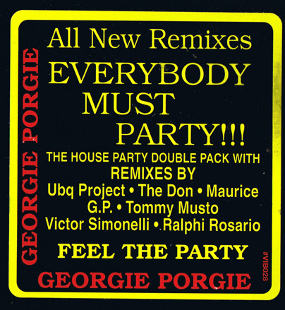 Georgie Porgie - Everybody Must Party | Vibe Music (VIB028) - main Georgie Porgie - Everybody Must Party | Vibe Music (VIB028) - main