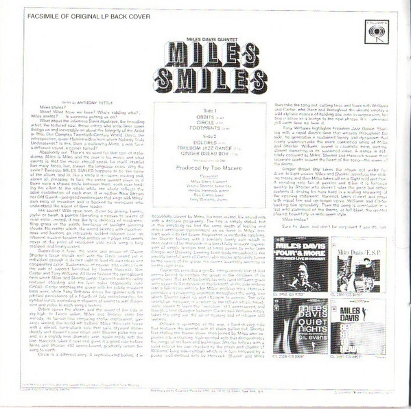 The Miles Davis Quintet - Miles Smiles | Columbia (CK 65682) - 5