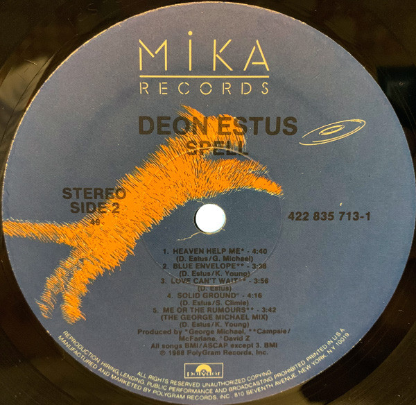 Deon Estus - Spell | Mika Records (835 713-1) - 4 Deon Estus - Spell | Mika Records (835 713-1) - 4