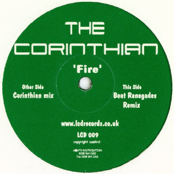 The Corinthian - Fire | LCD Records (LCD 009) - main