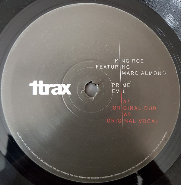 King Roc Featuring Marc Almond - Prime Evil | 1trax (1 TRAX 06) - 3 King Roc Featuring Marc Almond - Prime Evil | 1trax (1 TRAX 06) - 3