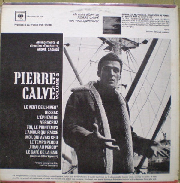 Pierre Calvé - Volume 2 | Columbia (FL 308) - 2