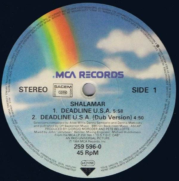 Shalamar / Giorgio Moroder - Deadline U.S.A. / Knock Me On My Feet | MCA Records (259 596-0) - 3 Shalamar / Giorgio Moroder - Deadline U.S.A. / Knock Me On My Feet | MCA Records (259 596-0) - 3