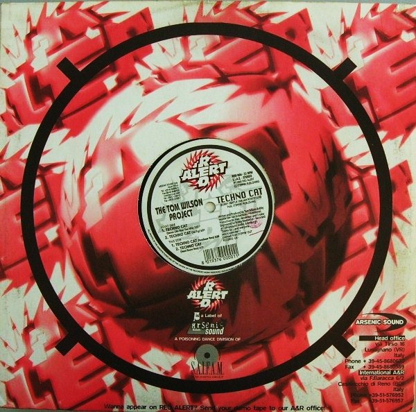 The Tom Wilson Project - Techno Cat | Red Alert (RED 004) - 2