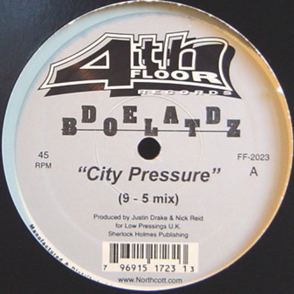 Dead Boltz - City Pressure | 4th Floor Records (FF-2023)