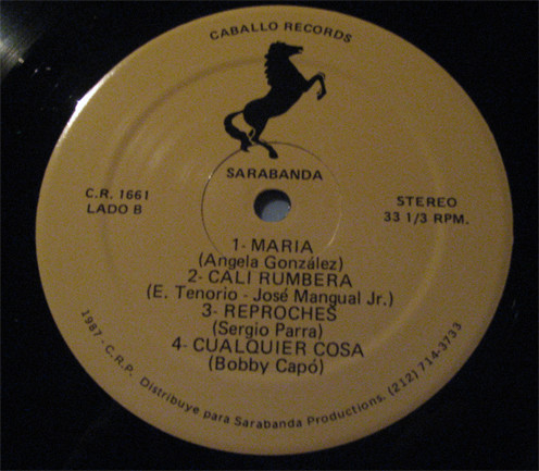 Sarabanda - Sarabanda | Caballo Records (C.R.1661) - 3