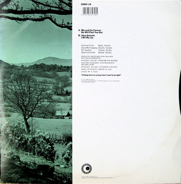 The Housemartins - Me And The Farmer | Go! Discs (GODX 19) - 2 The Housemartins - Me And The Farmer | Go! Discs (GODX 19) - 2