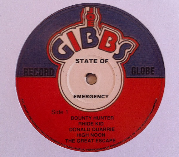 Joe Gibbs And The Professionals - State Of Emergency | Joe Gibbs Record Globe (JB 006, JG 006) - 3