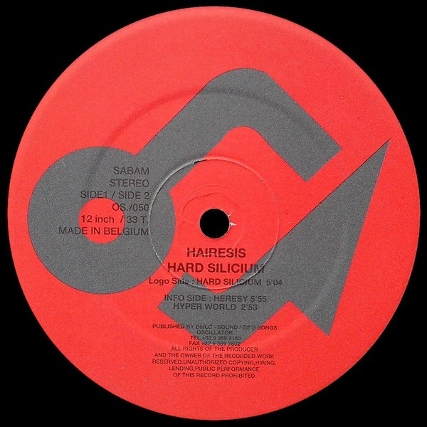 Hairesis - Hard Silicium | Oscillator (OS./050) - main