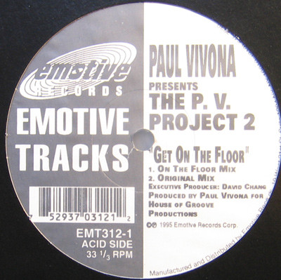 Paul Vivona - The P.V. Project 2 | Emotive Tracks (EMT312-1)