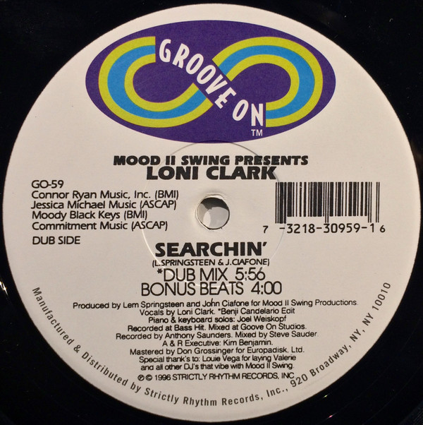 Mood II Swing Presents Loni Clark - Searchin' | Groove On (GO-59) - main