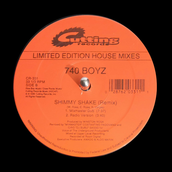 740 Boyz - Shimmy Shake (Remix) | Cutting Records (CR-331) - 2