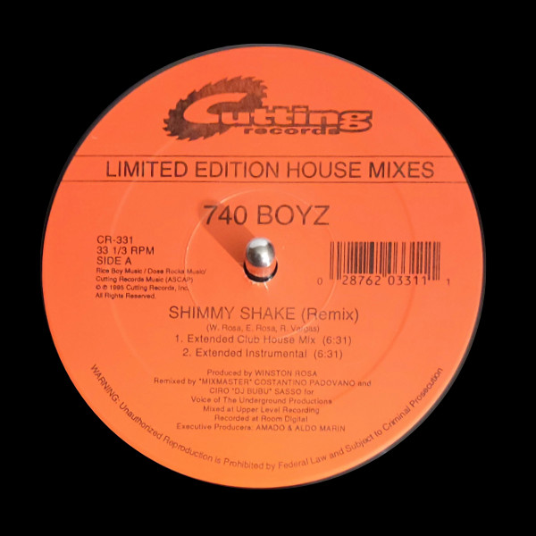 740 Boyz - Shimmy Shake (Remix) | Cutting Records (CR-331) - main