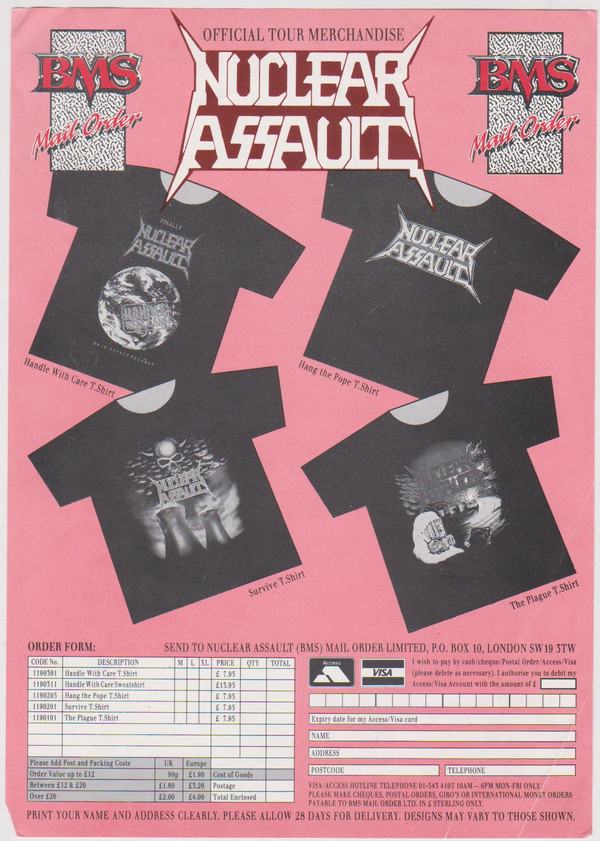 Nuclear Assault - Handle With Care | Under One Flag (FLAG 35) - 7