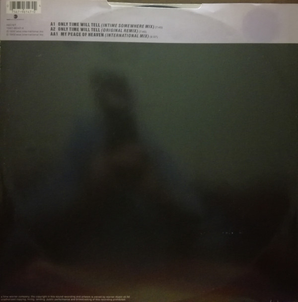 Ten City - Only Time Will Tell / My Peace Of Heaven | EastWest Records America (A 8516 T) - 3