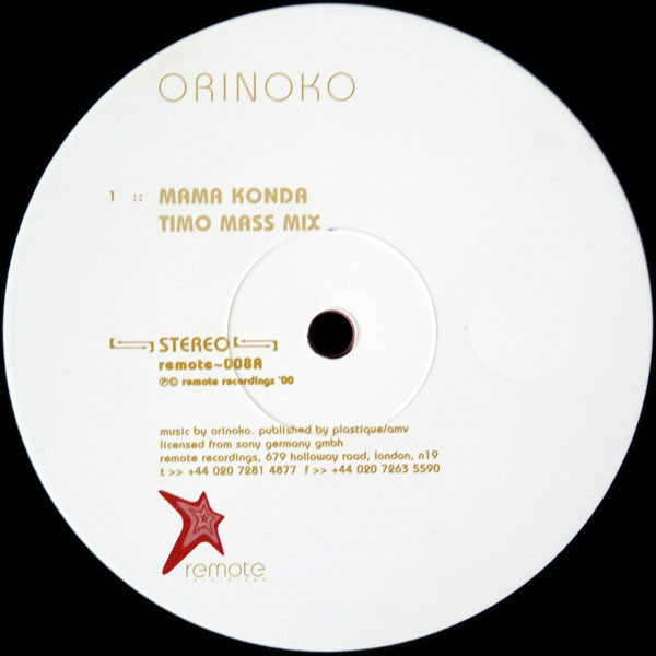 Orinoko - Mama Konda | Remote Recordings (8) - 2