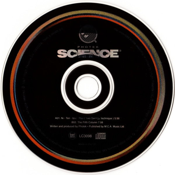 Photek - Ni - Ten - Ichi - Ryu | Science (QEDCD2) - 3