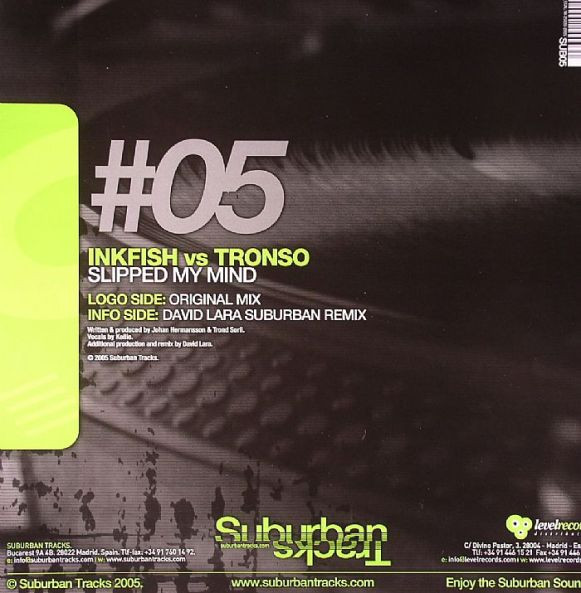 Inkfish vs. Tronso - Slipped My Mind | Suburban Tracks (SUB05) - 2